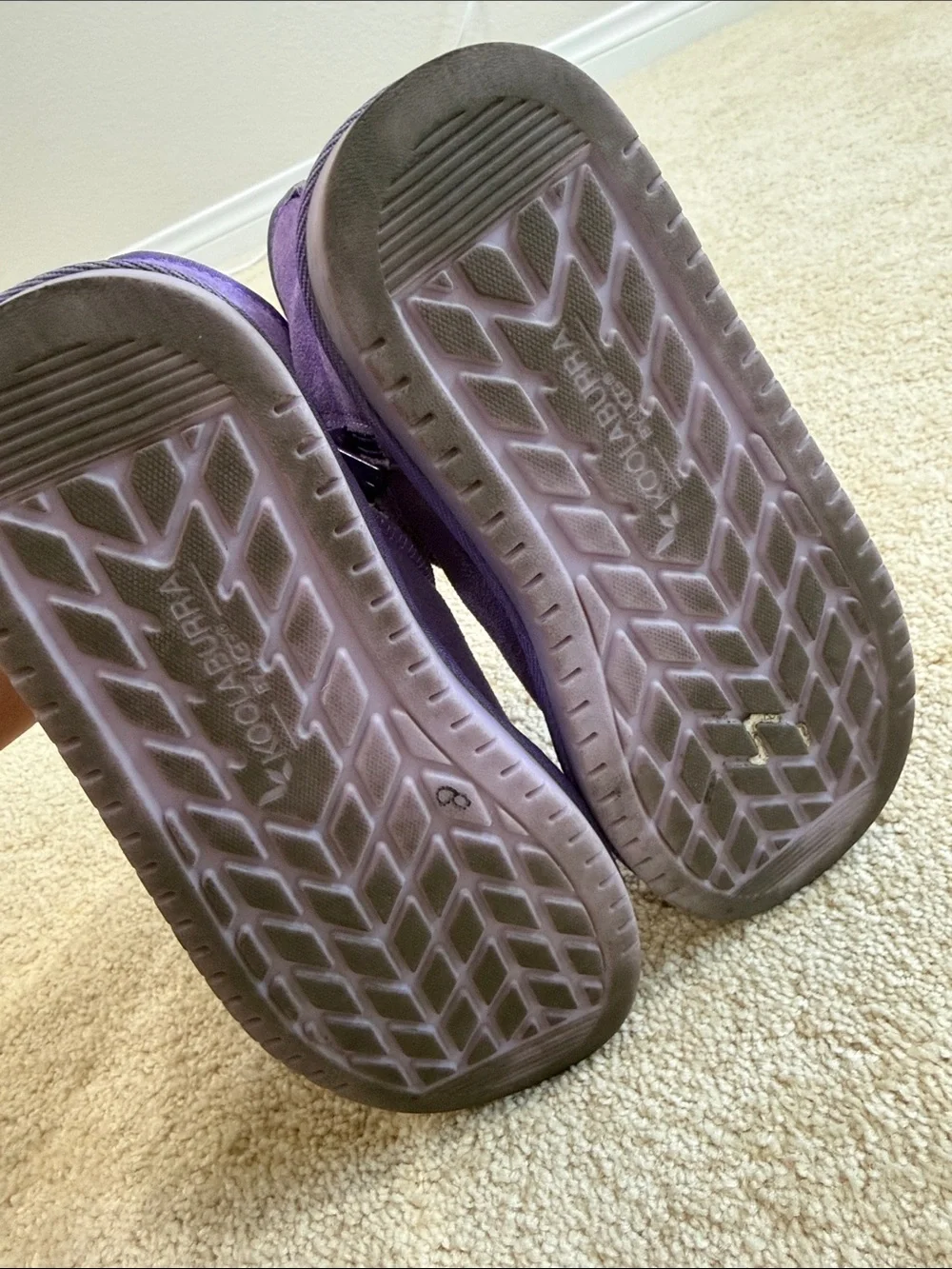 Koolaburra Purple Girls Bow Fleece-Lined Kids Boots